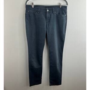 EILEEN FISHER Gray Mid Rise Skinny Lightweight Stretch Denim Jeans Size S Small